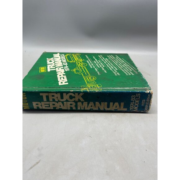 motor truck repair manual 1974-83 model hardcover book 36th edition English READ - Picture 2 of 5